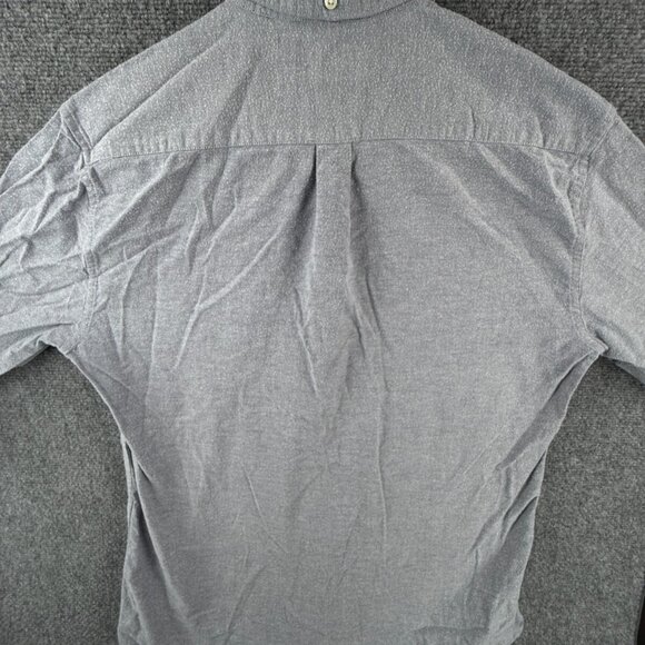 Barbour Tailored Fit Us Size Medium Blue Long Sleeve Button Up Shirt Pocket Logo - Picture 13 of 13